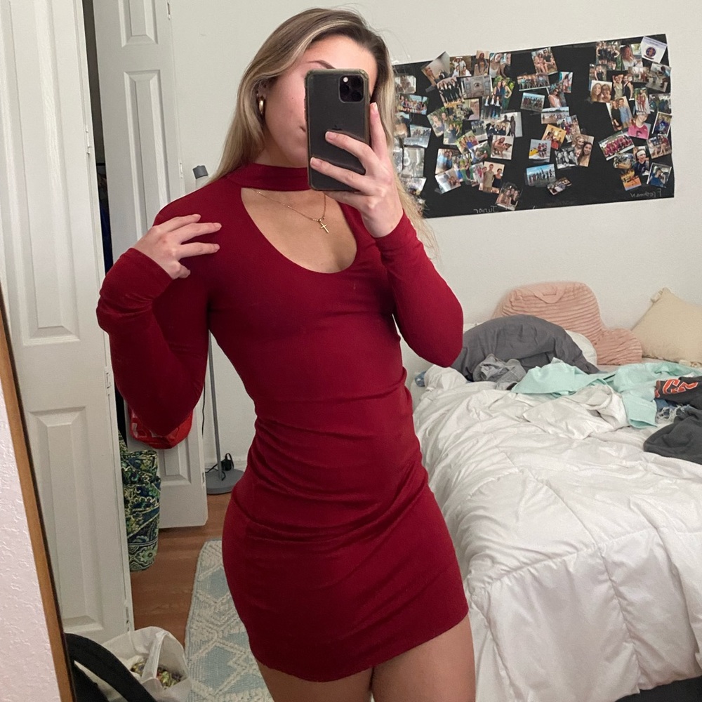 Red bodycon express dress❤️‍🔥